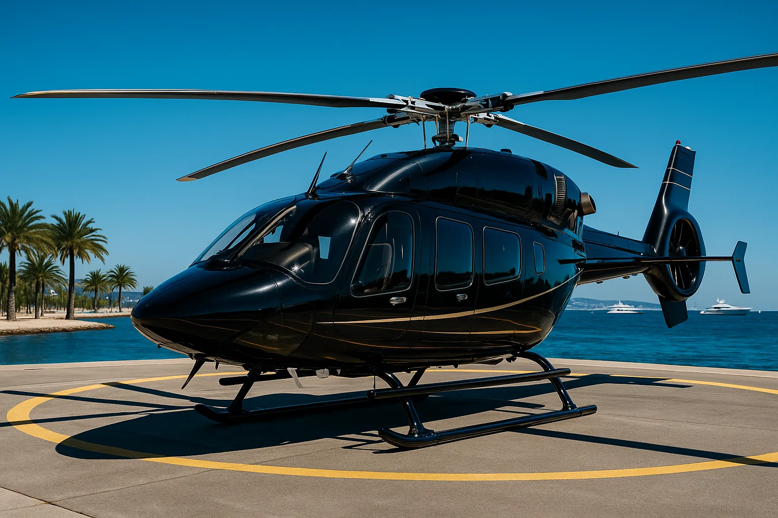 Helicopter charter in Cannes